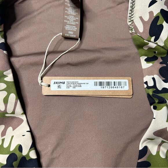 NWT SKIMS long sleeve Swim top XXS - Picture 7 of 8